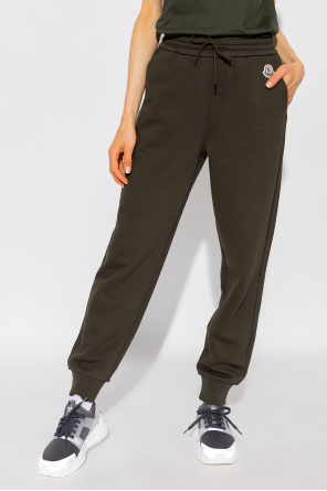 Sweatpants with logo patch Moncler - SchaferandweinerShops